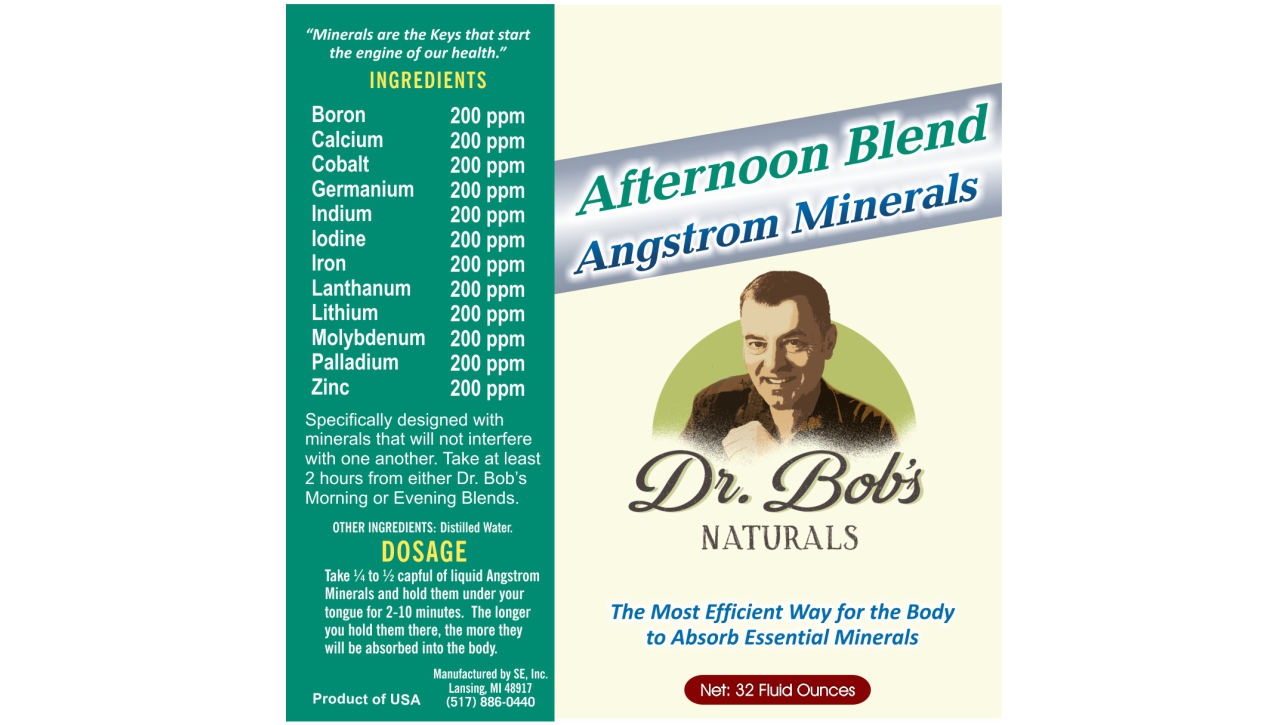 Dr. Bob’s Afternoon Blend